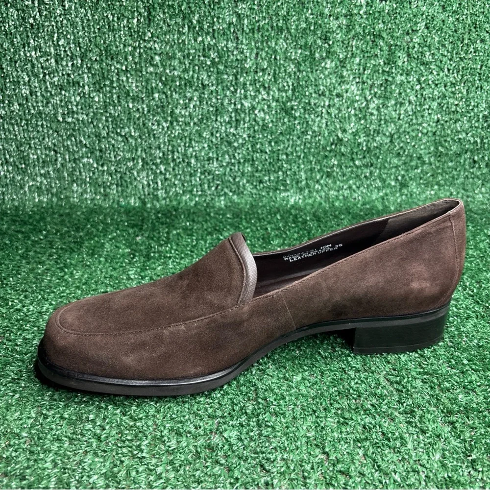 NEW - Rockport‎ Brown Suede Loafers Comfort DMX Made In Brazil Women's Size 10 M